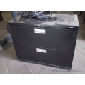 Hon Black 2 Drawer Lateral File Cabinet, Locking